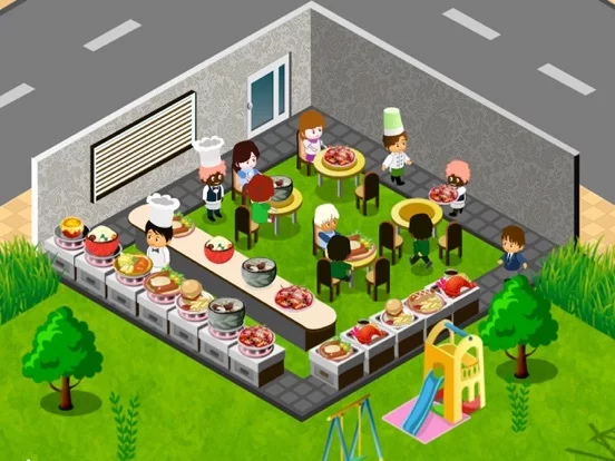 Изображение игры: cafe city