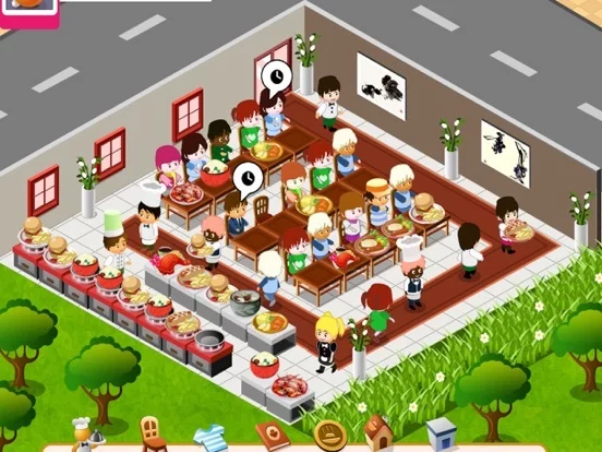 Изображение игры: cafe city
