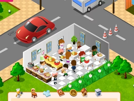 Изображение игры: cafe city