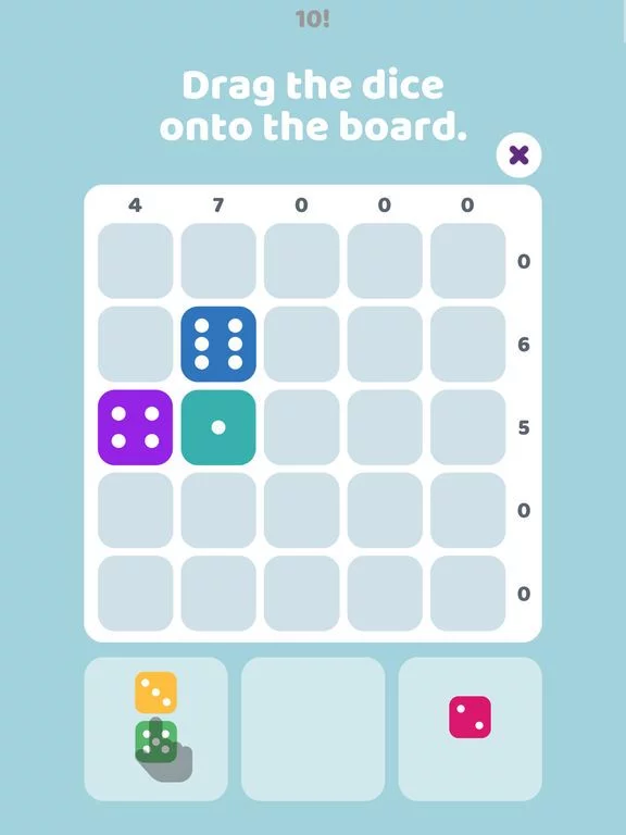 Изображение игры: 10! Dice - Fun Math Puzzle