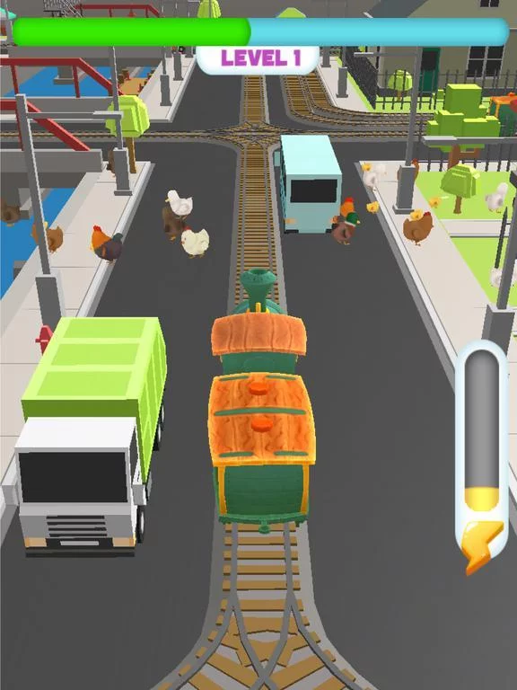 Изображение игры: Railway Runner