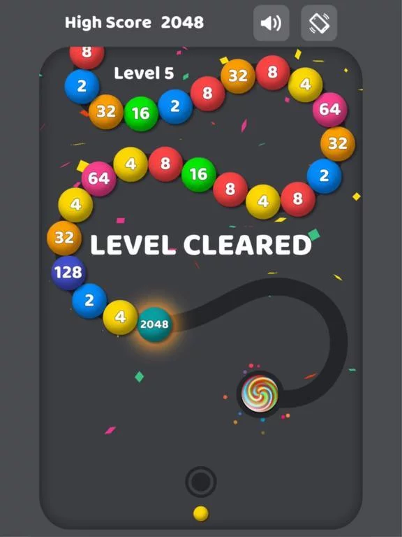 Изображение игры: 2048Snake!