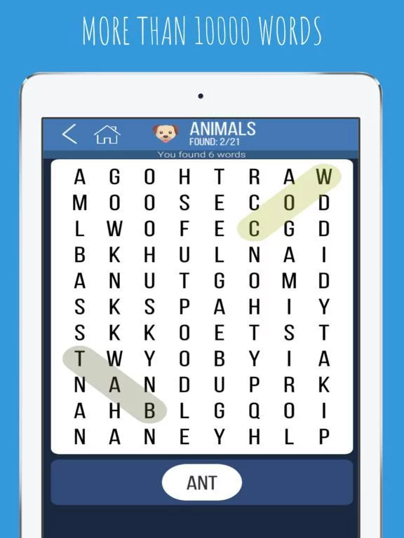Изображение игры: Word Search - Word find puzzle