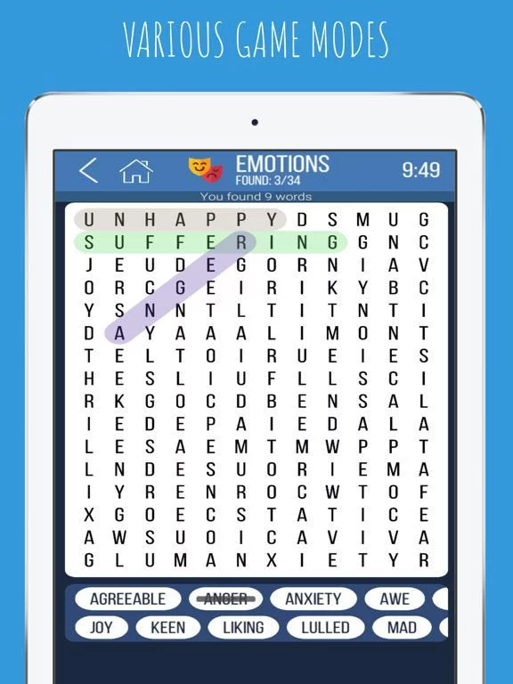 Изображение игры: Word Search - Word find puzzle