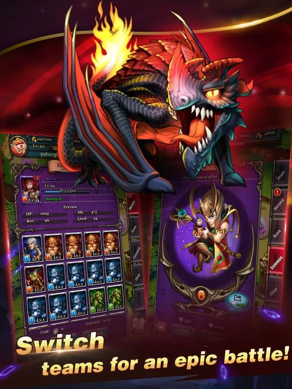 Изображение игры: Puzzle & Heroes