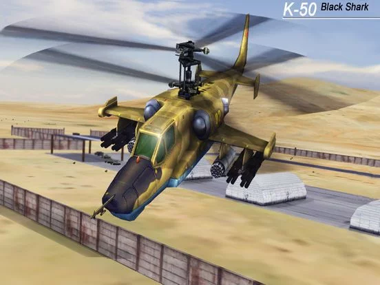Изображение игры: Black Shark HD - Flight Sim