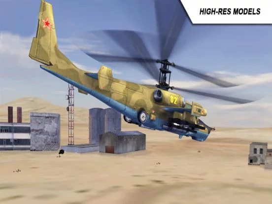 Изображение игры: Black Shark HD - Flight Sim