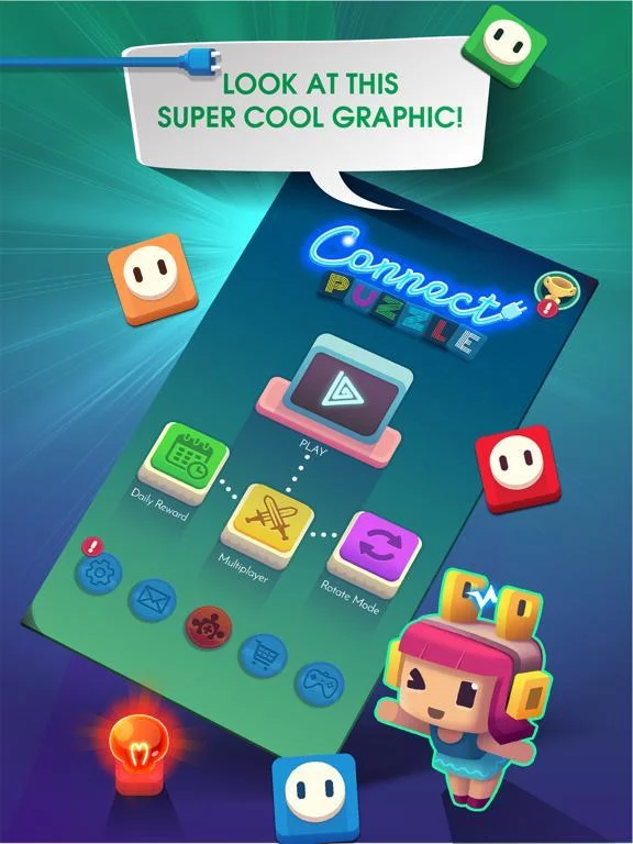 Изображение игры: Connect Puzzle: Color Lights