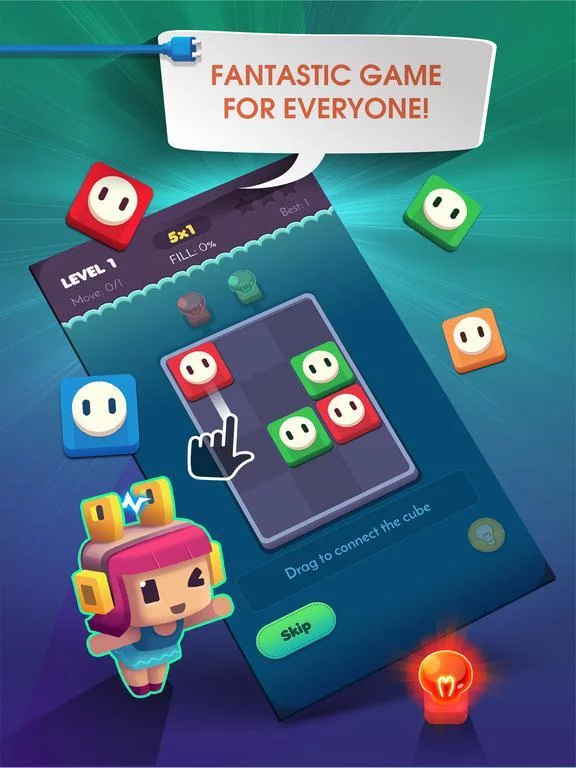 Изображение игры: Connect Puzzle: Color Lights