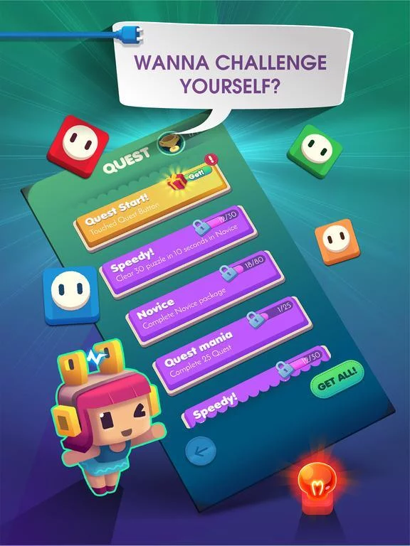 Изображение игры: Connect Puzzle: Color Lights