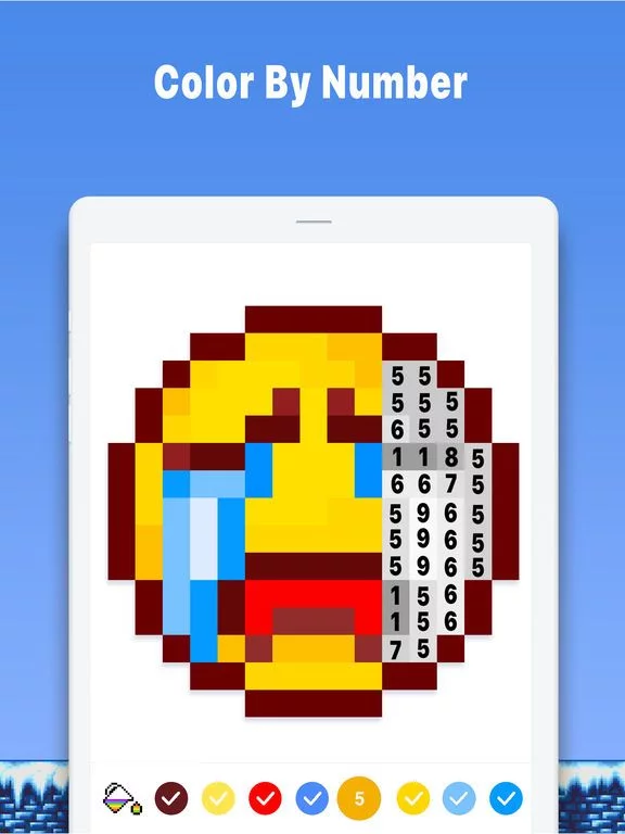 Изображение игры: Bixel– Pixel Art Coloring Book