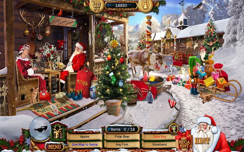 Изображение игры: Christmas Wonderland 6 - Hidden Object Adventure Game