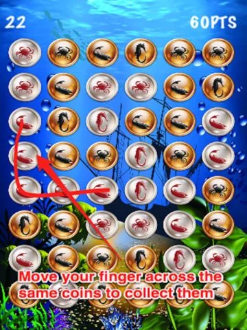 Изображение игры: A Pirates' Treasure: Coin Collection Free