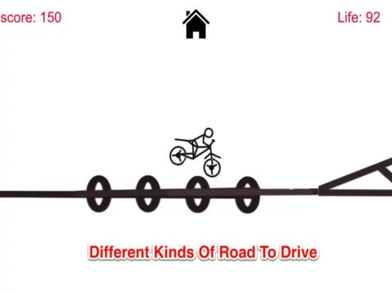 Изображение игры: Stickman Bmx Stunt Rider - Dirt Bike Racing