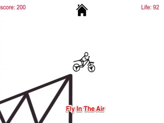 Изображение игры: Stickman Bmx Stunt Rider - Dirt Bike Racing