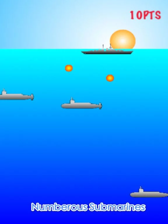 Изображение игры: Battleships vs Submarines - Naval Battle