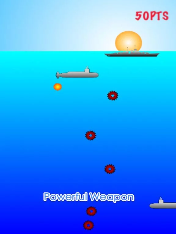 Изображение игры: Battleships vs Submarines - Naval Battle