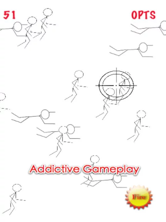 Изображение игры: A Stickman Sniper: War Game