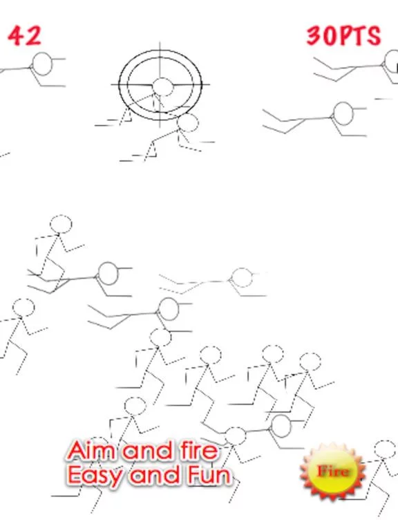 Изображение игры: A Stickman Sniper: War Game