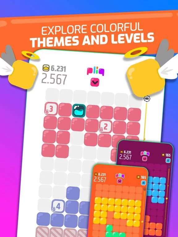 Изображение игры: pliq: A Marvelous Puzzle Game