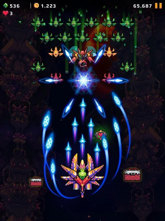 Изображение игры: Falcon Squad: Galaxy Shooter
