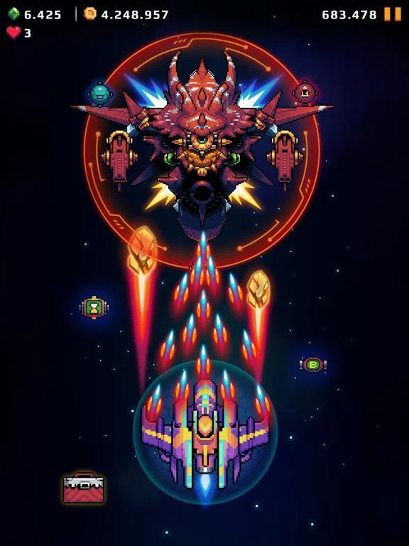 Изображение игры: Falcon Squad: Galaxy Shooter