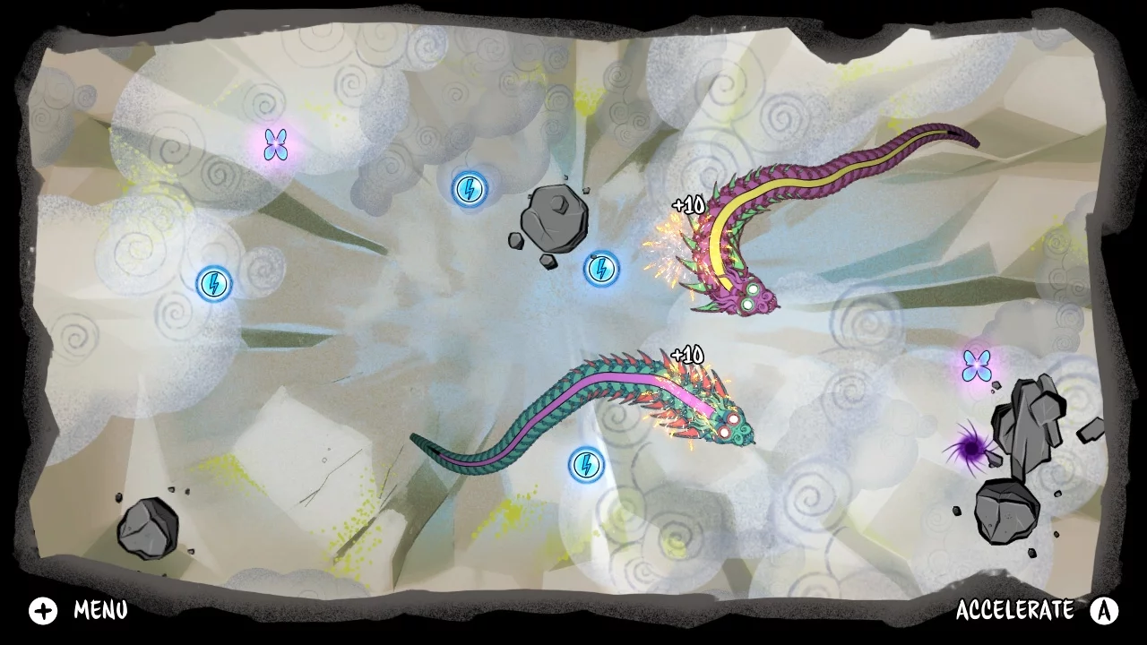 Изображение игры: Dragon Snakes