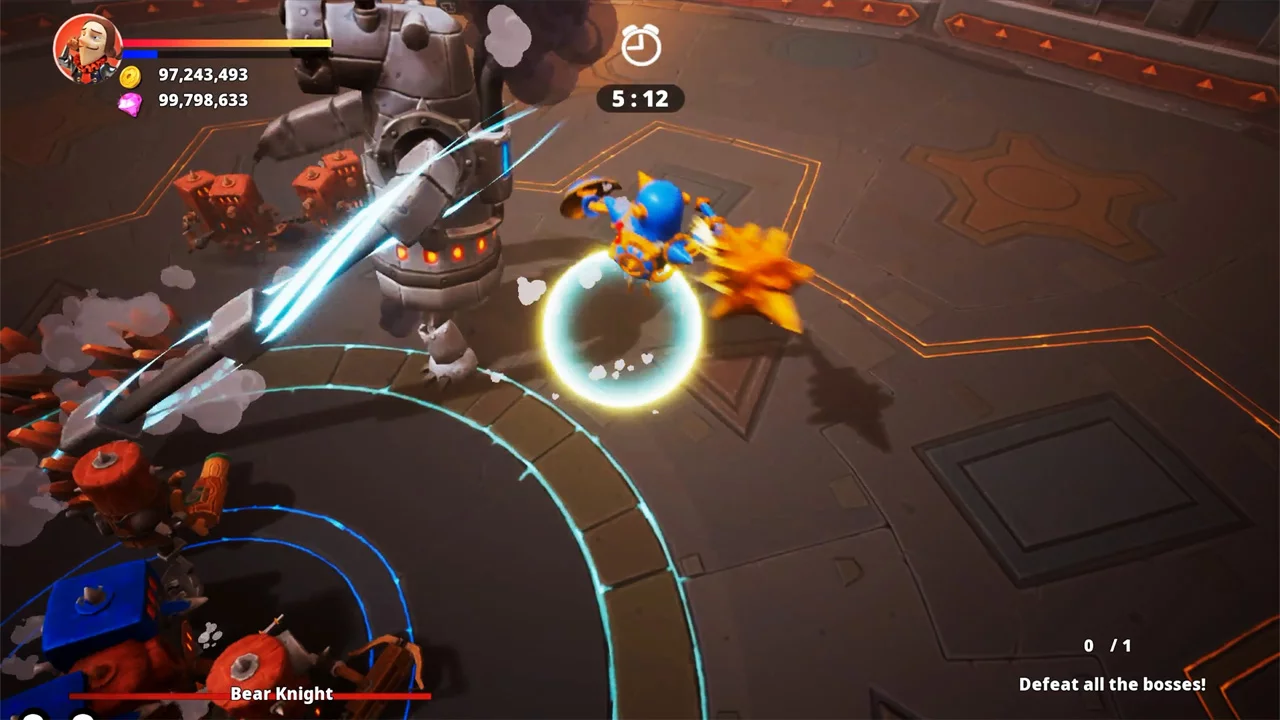 Изображение игры: MachiKnights Blood Bagos
