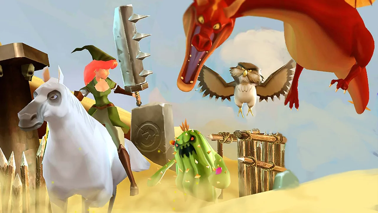 Изображение игры: The Knight & the Dragon