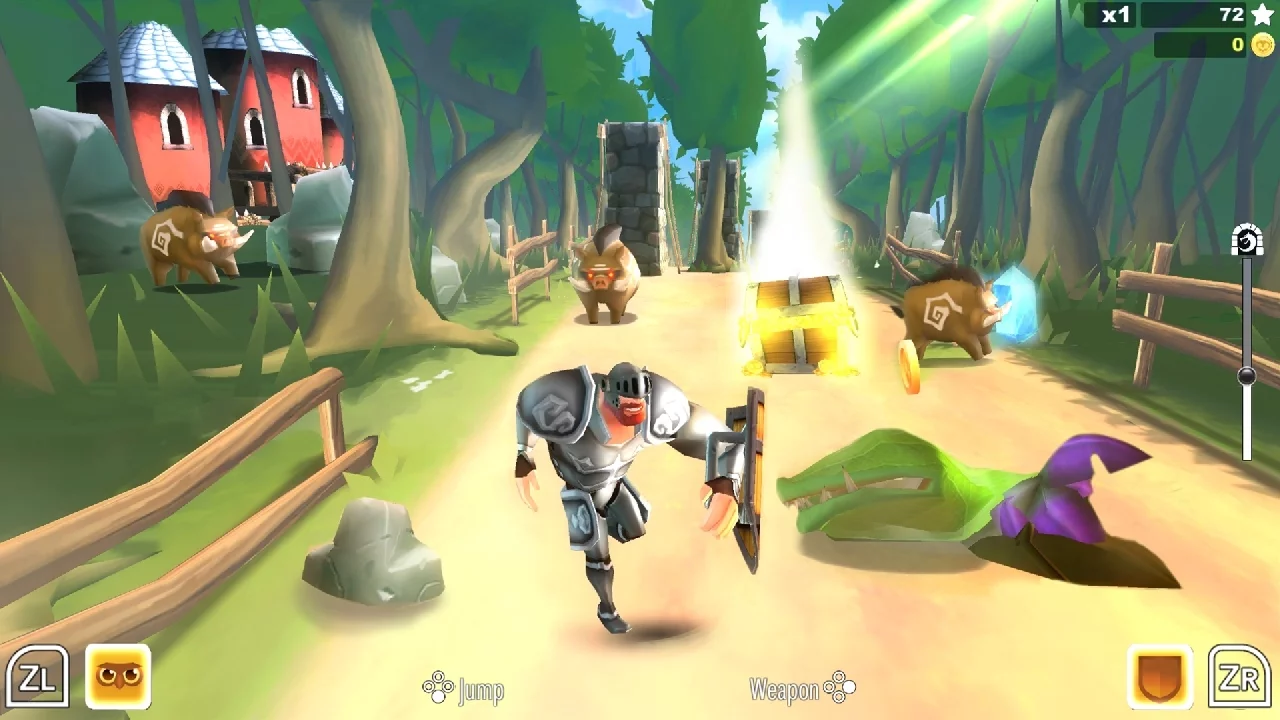 Изображение игры: The Knight & the Dragon