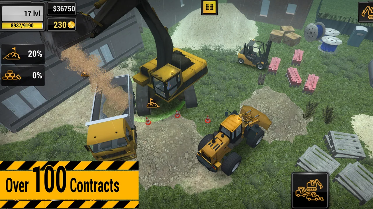 Изображение игры: Construction Machines Simulator