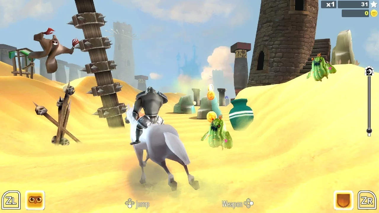 Изображение игры: The Knight & the Dragon