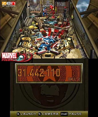 Изображение игры: Marvel Pinball 3D