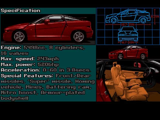 Изображение игры: Super Cars II