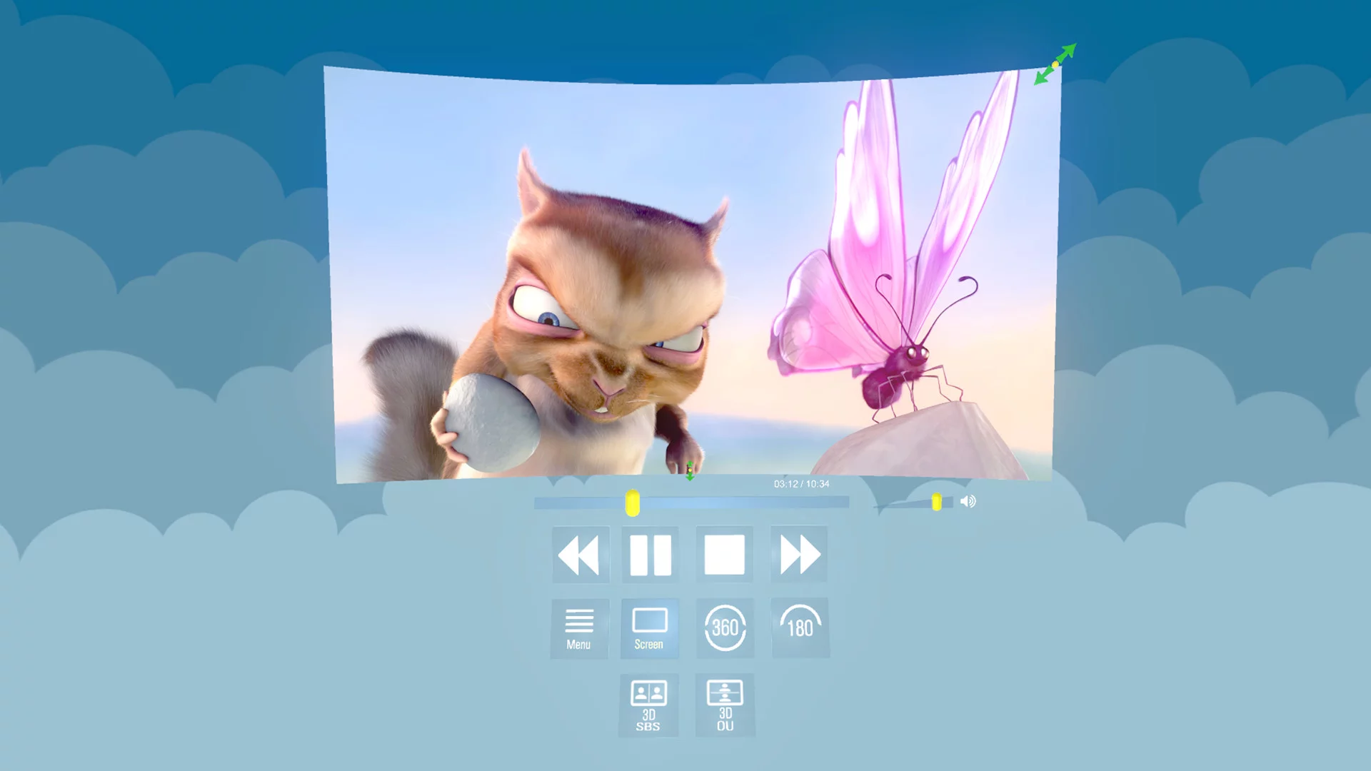 Изображение игры: Simple VR Video Player