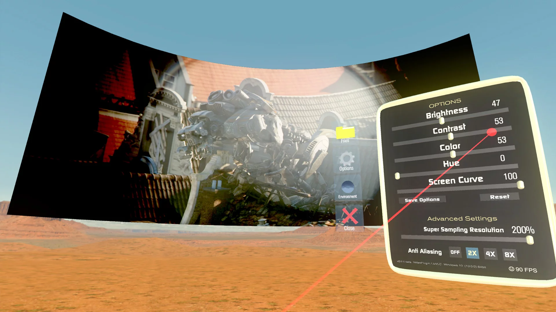 Изображение игры: Simple VR Video Player