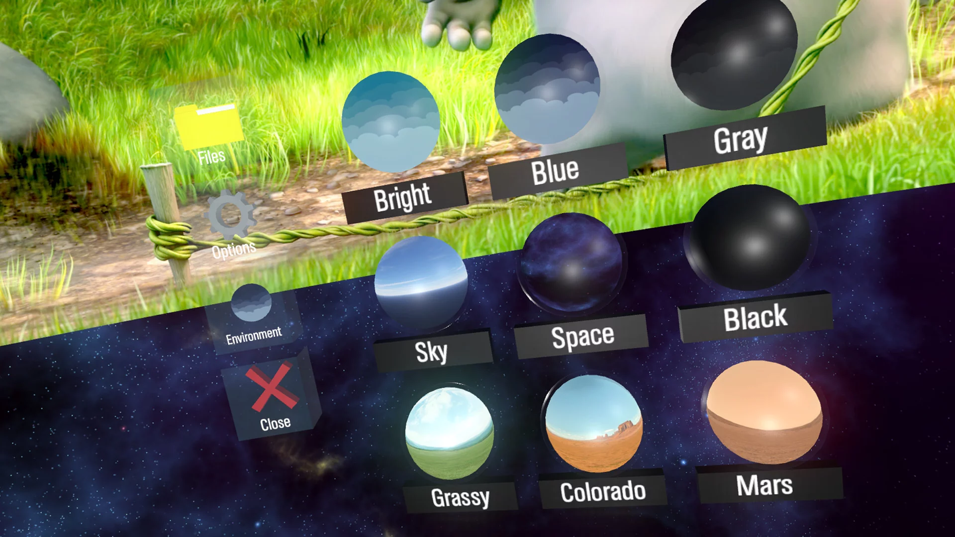 Изображение игры: Simple VR Video Player