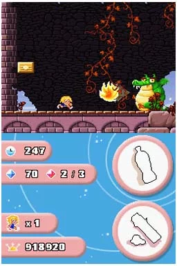 Изображение игры: Giana Sisters DS