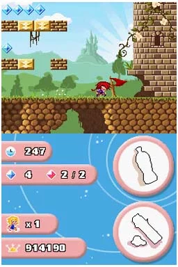 Изображение игры: Giana Sisters DS