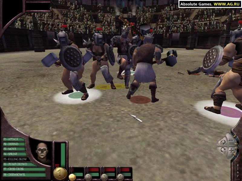 Изображение игры: The Gladiators of Rome