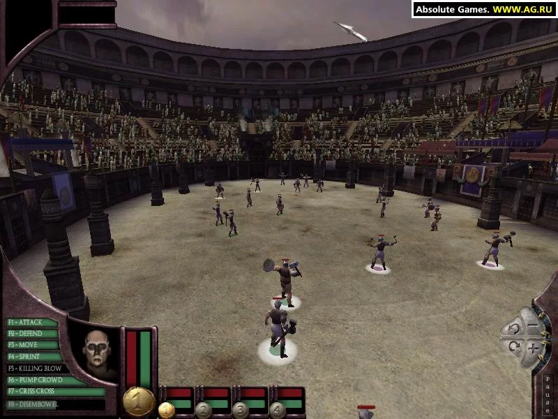 Изображение игры: The Gladiators of Rome