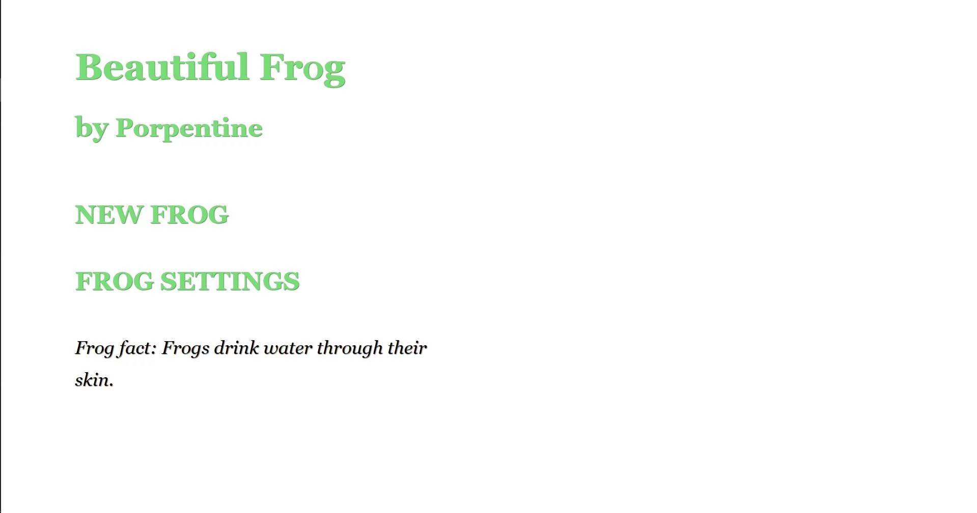 Изображение игры: Beautiful Frog
