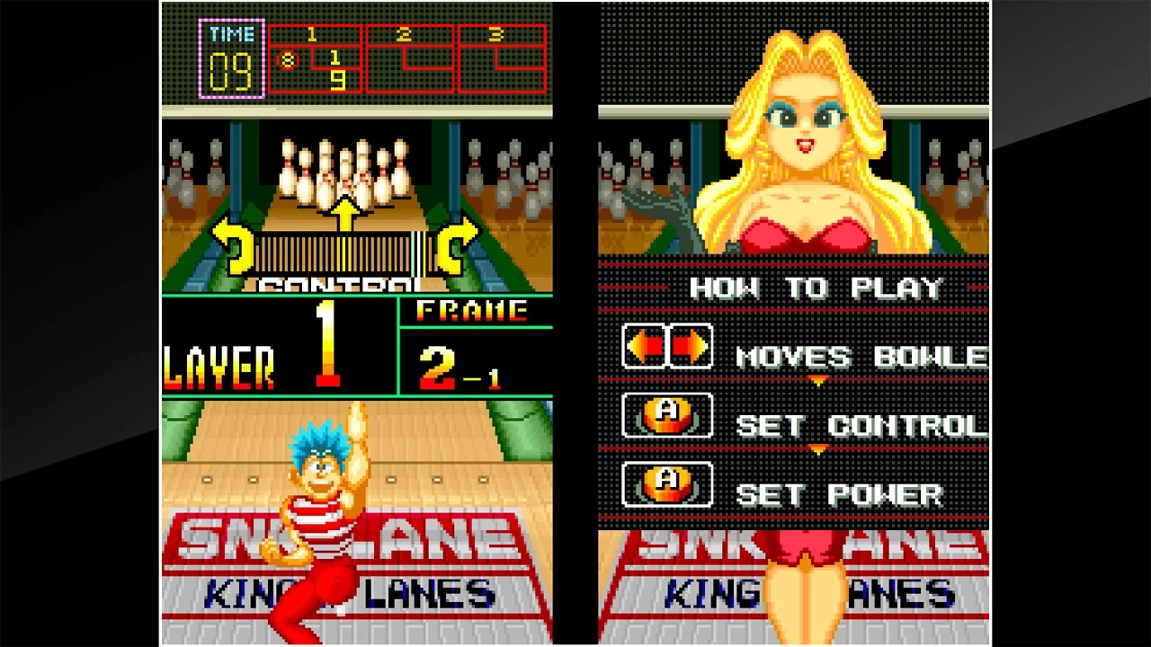 Изображение игры: ACA NEOGEO LEAGUE BOWLING