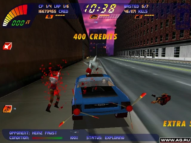 Изображение игры: Carmageddon 2: Carpocalypse Now!