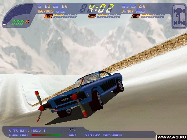 Изображение игры: Carmageddon 2: Carpocalypse Now!