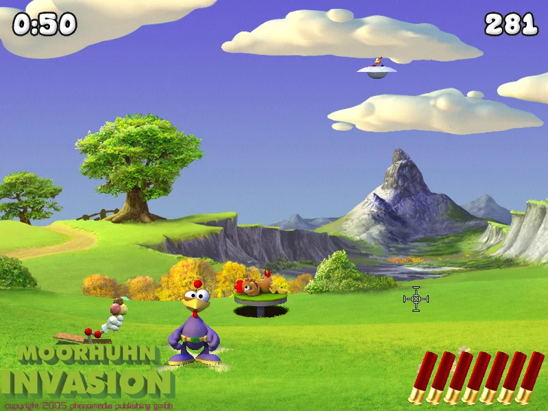 Изображение игры: Moorhuhn Invasion
