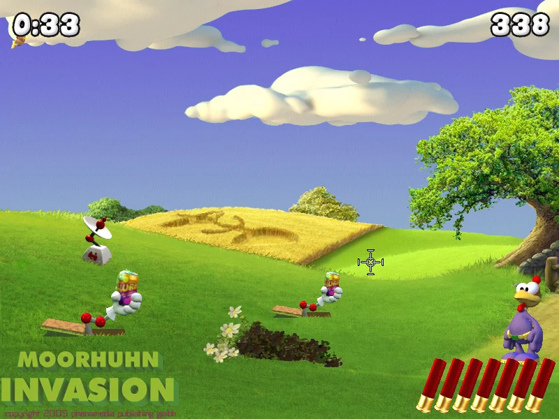 Изображение игры: Moorhuhn Invasion
