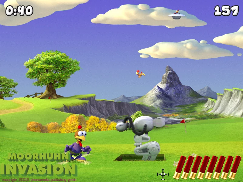 Изображение игры: Moorhuhn Invasion
