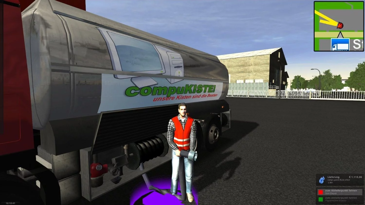 Изображение игры: Tanker Truck Simulator 2011