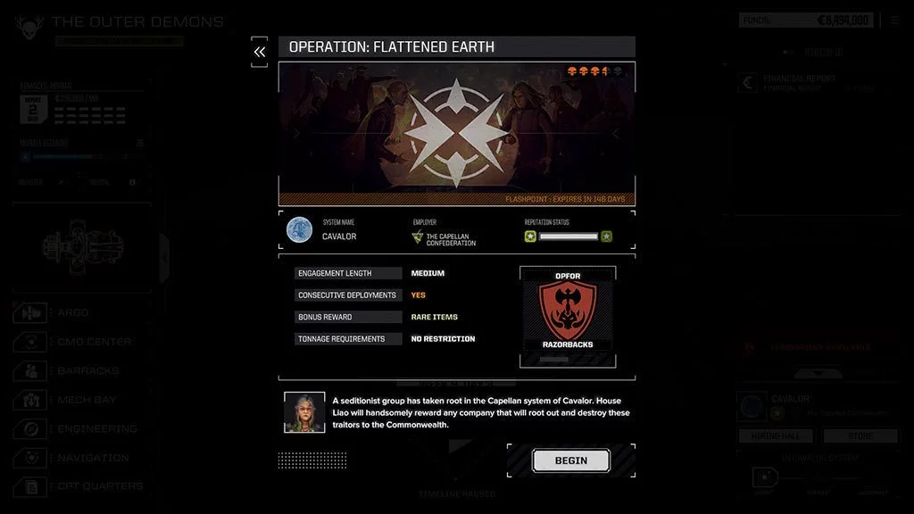Изображение игры: BATTLETECH Flashpoint